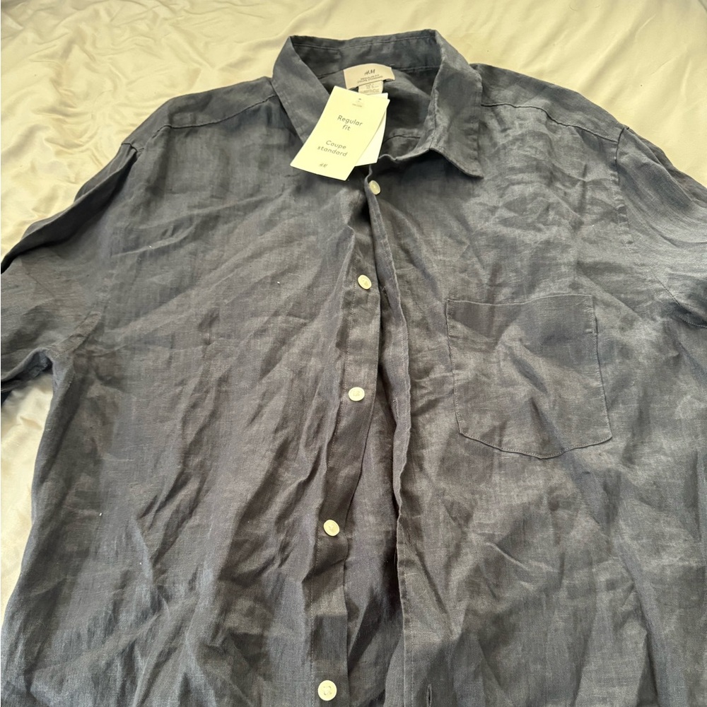 Men’s H&M premium linen shirt